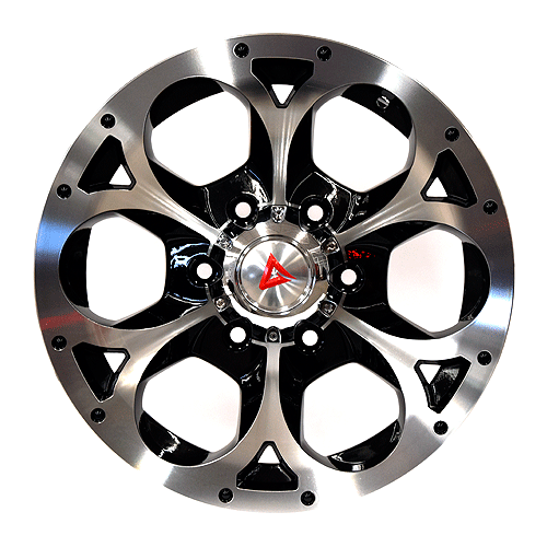 llanta 16 6x139.7 black + face machined (615) | Full Neumáticos