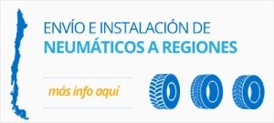 Envío de Neumáticos a regiones